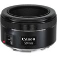 Objectif CANON EF 50/1.8 STM - Ouverture F/1.8 - Distance focale 50 mm - Pour portraits et photos basse lumière-0