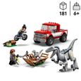 SHOT CASE - LEGO 76946 Jurassic World La Capture des Vélociraptors Beta et Blue, Véhicules a Construire et Minifigurines de Gardie-0
