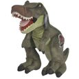 Peluche Dinosaure T-Rex Vert 40 cm - Dino Tyrannosaure - Doudou Enfant - Jurassic Park-0