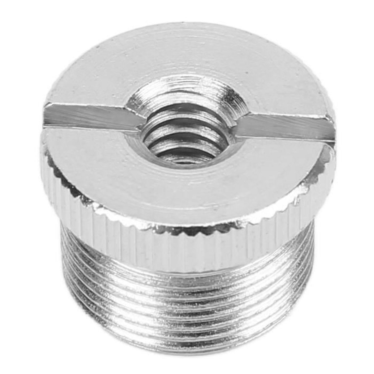 Lot De 5 Adaptateurs De Vis M8 Mâle Vers 1/4"-20 Mâle - En Acier Inoxydable, Bords Moletés - Pour Photo, Vidéo, Bricolage - 9