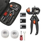 ZGEER Sécateur à Jardin Ciseaux à Plante Ciseaux de Greffage pour Coupe Branches Sécateur 3 Lames entre 5 et 12mm Type U, Type V, Type Ω