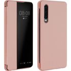 Housse - AVIZAR - Huawei P30 - Coque Rigide - Étui Grande Fenêtre - Rose Gold