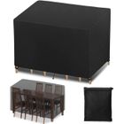 ORICEAN Housse Salon de Jardin Housse de Table Extérieur 200 x 160 x 70cm Bâche de Protection Étanche Tissu Oxford Imperméable, Résistance