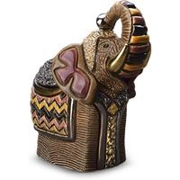 De Rosa Rinconada - Figurine en ceramique Festival Elephant Marron