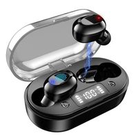 Ecouteur Bluetooth 5.0 sans Fil Sport 600mAh TWS Etui de Charge Autonomie 25H Stéréo IPX7 Etanche avec Mic - Plus petit & Léger