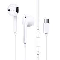 Leytn® Écouteurs intra-auriculaires USB C Écouteurs Filaires type C avec Microphone pour iPhone 15/Huawei/Samsung Galaxy/OnePlus