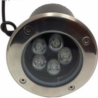 Spot LED Extérieur Encastrable IP65 220V Sol 5W 80° Ø130 - Blanc Neutre 4000K - 5500K