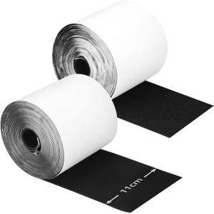 Bande Velcro Autocollante Double Face | 5 Cm X 6 M | Adhésif Fort Pour Canapé, Bricolage, Décoration | Facile à Couper Et à Retirer