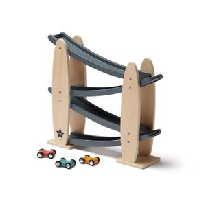 VÉHICULE CIRCUIT Piste de course de voitures en bois naturel - gris - Aiden - Enfant - Kids Concept