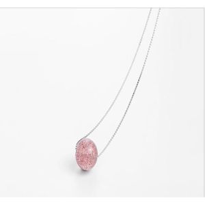 8/" 9 brins Multi Forme Rose Quartz Rose Bracelet CZ Fermoir
