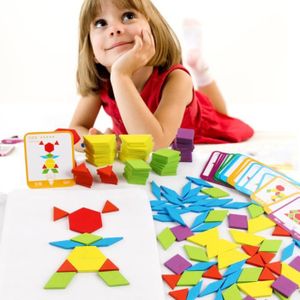 petit enfants Colorful jeu de r/éflexion Tangram Puzzle