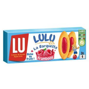 BISCUIT AUX FRUITS LOT DE 5 - LU - Lulu La Barquette Biscuits à la Fr