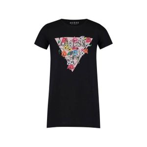 T-SHIRT Guess T-shirt Long Fille J83I04 Noir Motif Fleur -