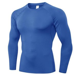 Manches longues kompressionshemd Pour Hommes Sport Fitness à Séchage Rapide T Shirt