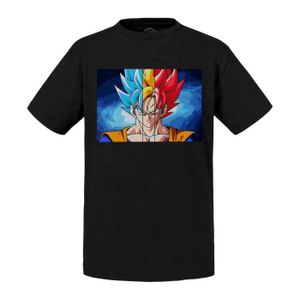 T-SHIRT T-shirt Enfant Noir Dragon Ball Z Son Goku Portrai