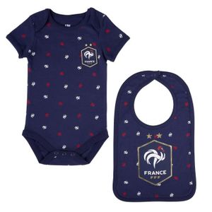 BODY Body bavoir bébé garçon FFF - Collection officielle Equipe de France de Football