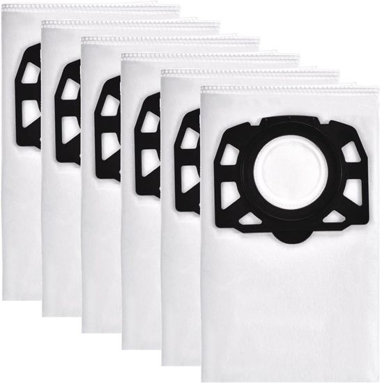 Lot De 8 Sacs Filtrants Pour Aspirateur Kärcher WD5 WD6 MV4 Etc. | Compatible Modèles Eau & Poussière | Haute Filtration - 4