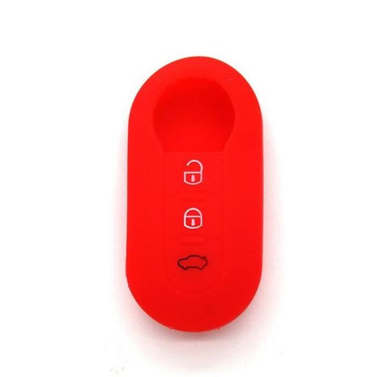 Coque De Clé 4 Boutons Pour Fiat 500L, 500X, Tipo - Avec Lame Vierge - Remplacement - 5
