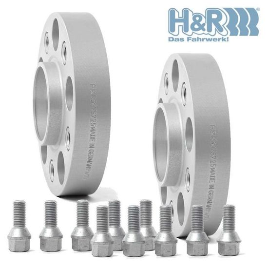 OMP Speed Jeu De 2 Élargisseurs De Voie 5 Mm PCD 5x120 - Entretoises Roue Aluminium Noir