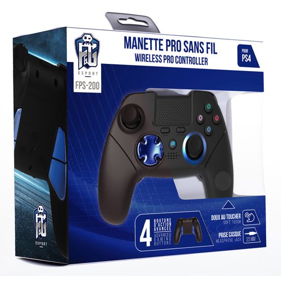 Manette PRO e-Sport FPS 100 programmable à palette - Joystick asymétriques  - pour PS4 et PC - Joystick - Achat & prix
