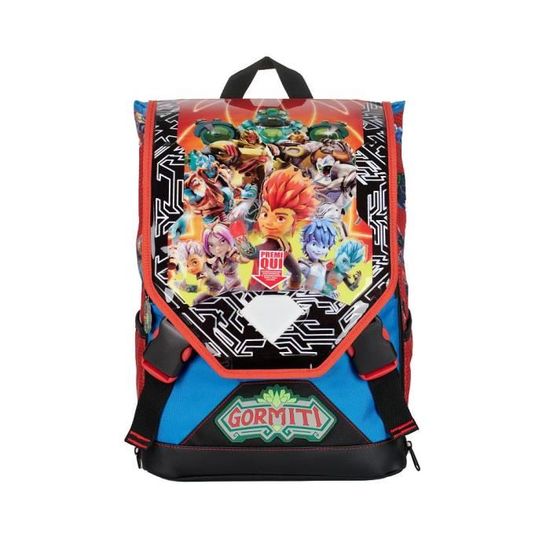 GIOCHI PREZIOSI Gormiti Rucksack – Erweiterbar Um 9 Cm, Mit Gepolsterten Schultergurten Für Große Abenteuer