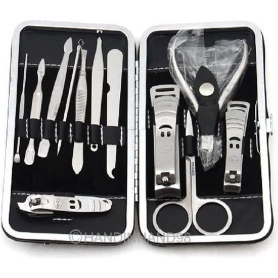 Kit Manucure-pédicure 7 Pièces – Coupe-ongles, Ciseaux Et Lime – Tout En Acier !