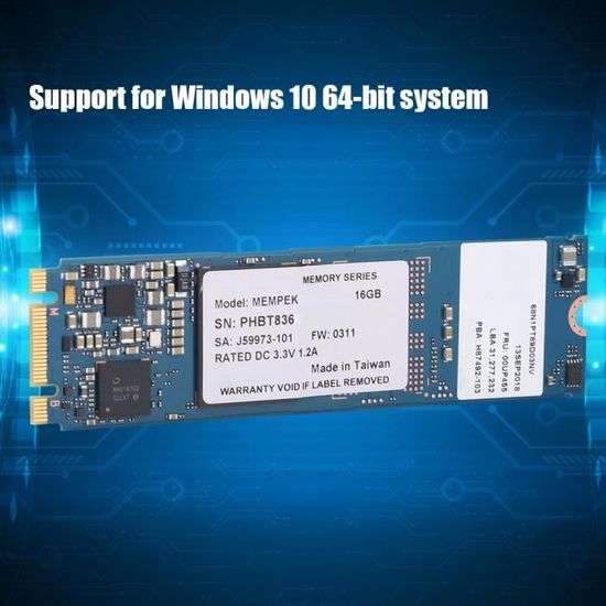 Tbest Module Mémoire Optane 16GB PCIe NVMe M.2 2280 3D Xpoint ...