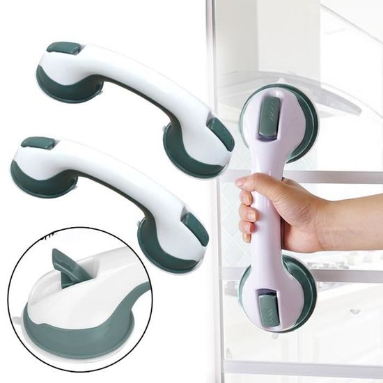 YRHOME 2x baignoire poignée ventouse salle de bain baignoire poignée