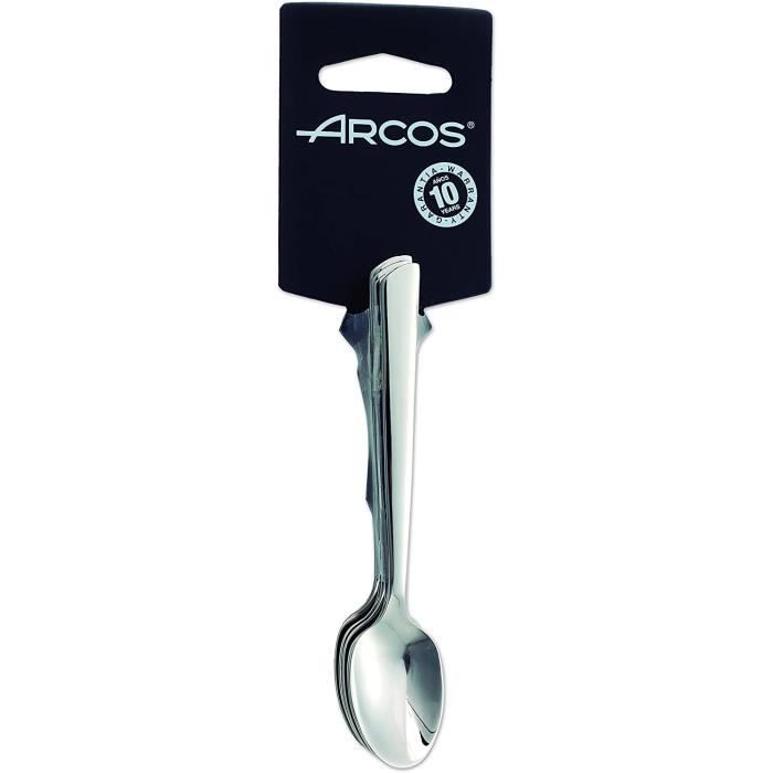 Set De 3 Cuillères à Soupe Arcos Toscana - Acier Inoxydable 18/10 Monobloc - 200mm - Design élégant
