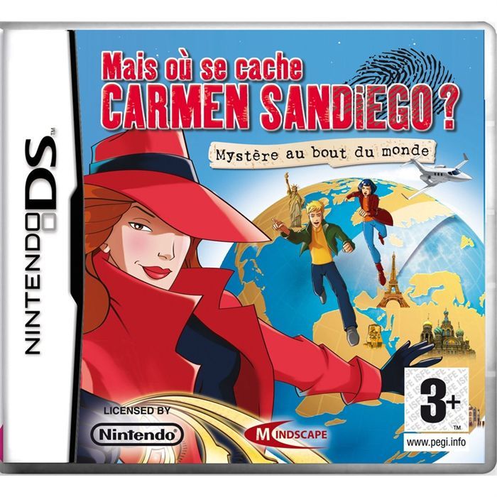 Mais Où Se Cache Carmen Sandiego ? Mystere Au Bout Du Monde Nintendo Ds - vue 2