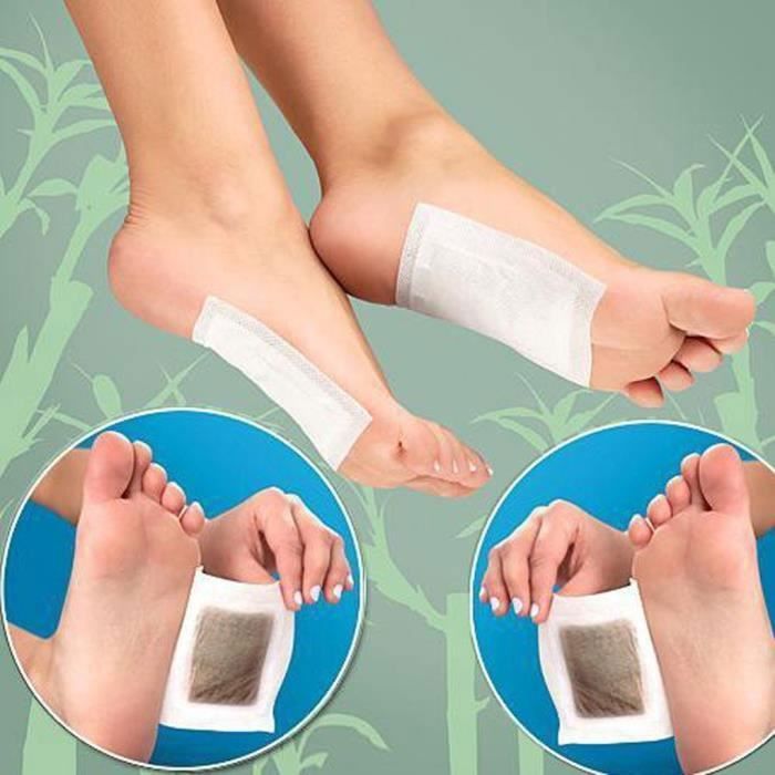 20 pcs Kinoki Detox Patches de pieds Tampons Body Toxines Pieds Minceur Cleansing Herbal adhésifs