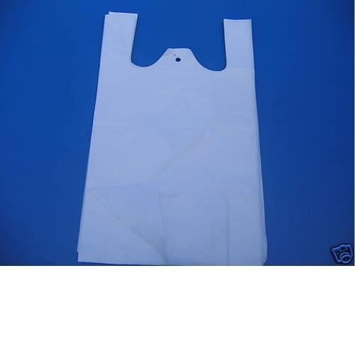 LOT 1000 SACHET AVEC ANSE BLANC 26*45
