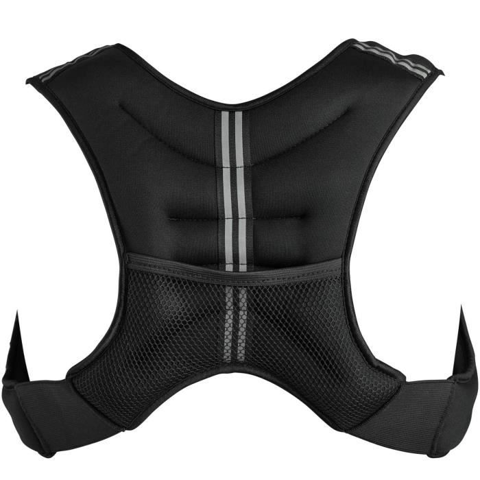 Blouson, Gilet de Musculation, de Fitness Lesté 10 Kg Noir - sport