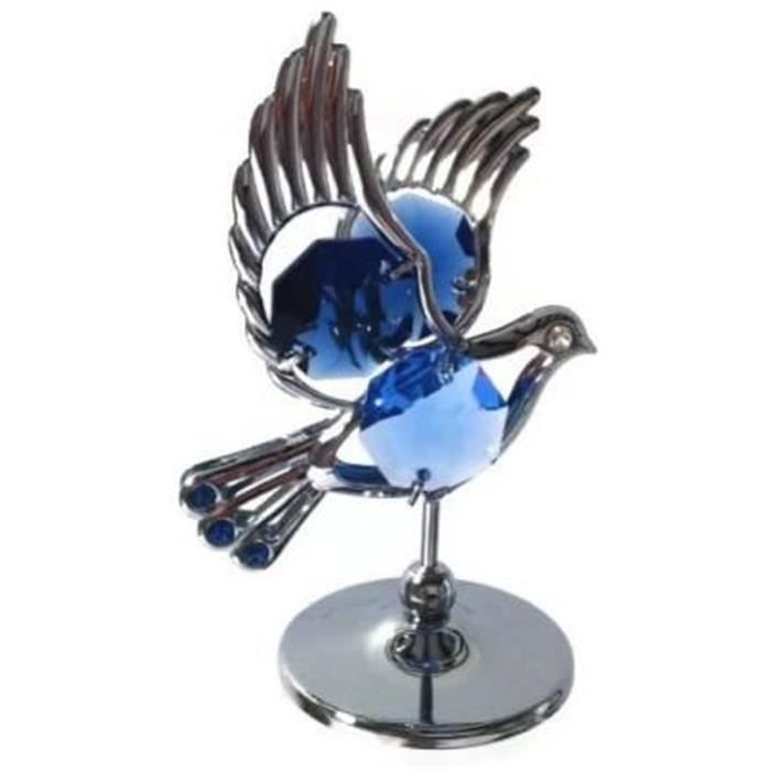 Neuf Colombe Cristal Cadeau Ensemble de Collection Ornement Crystocraft Avec Swarovski Éléments
