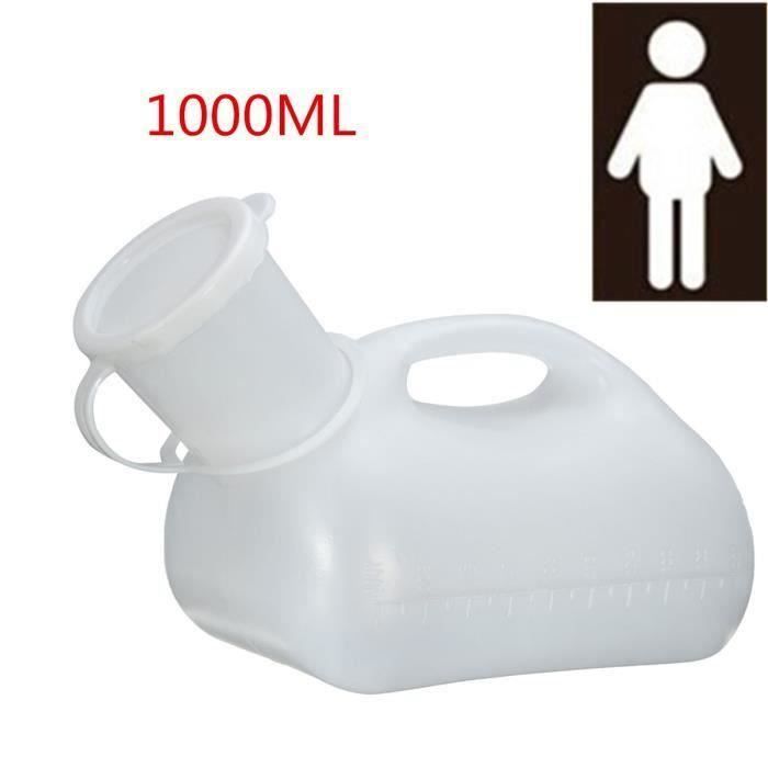 1000ML Urinoir Urinal Avec Poignee Bouchon Pour Homme Randonnée Camping Voyage En Plein Air My02991 Ma71327