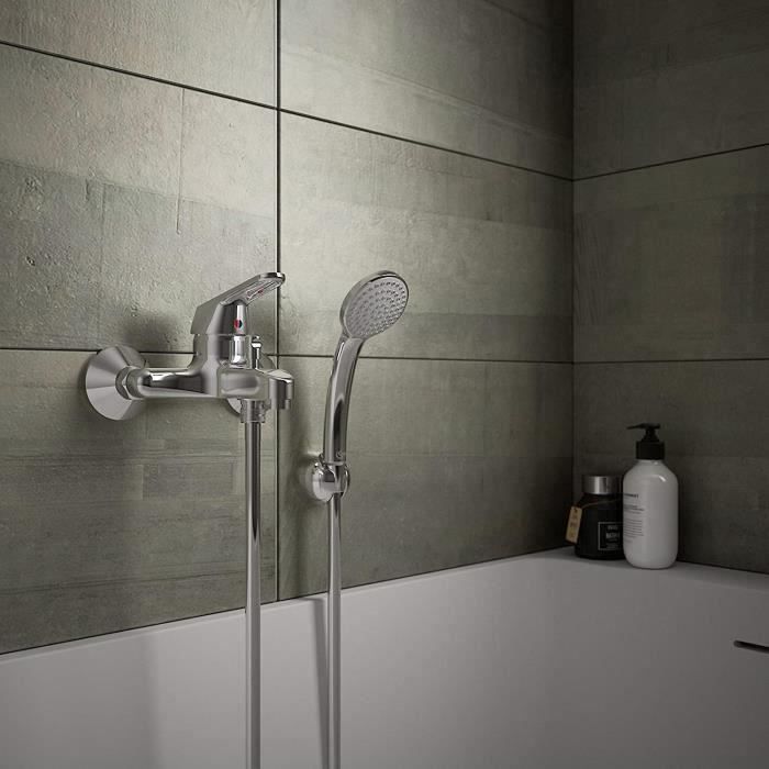Ideal Standard II B0256AA Robinet mitigeur bain-douche avec accessoires