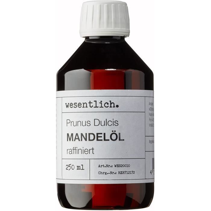 Huiles pour le corps Huile d'Amande 250 ml – 100% d'Argan Pure de Essentiel. 119553