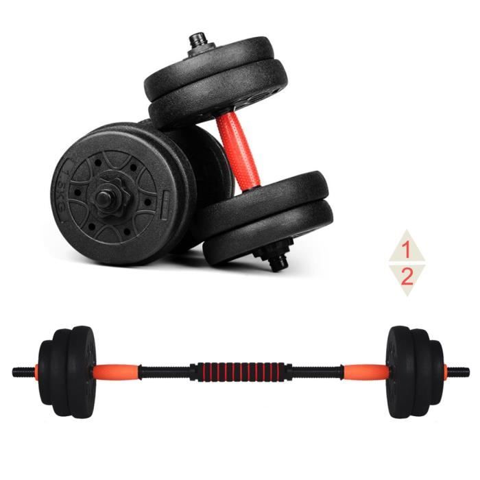 Ensemble d'haltères musculation réglable HB020