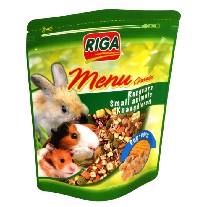 RIGA Menu ceréales pop - Pour rongeurs - 500gr