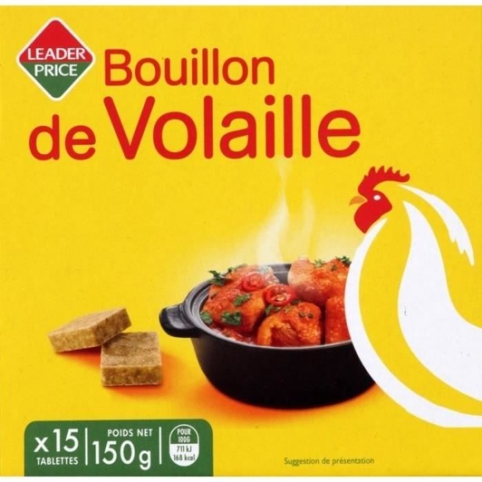 Bouillon de volaille 150g Leader Price