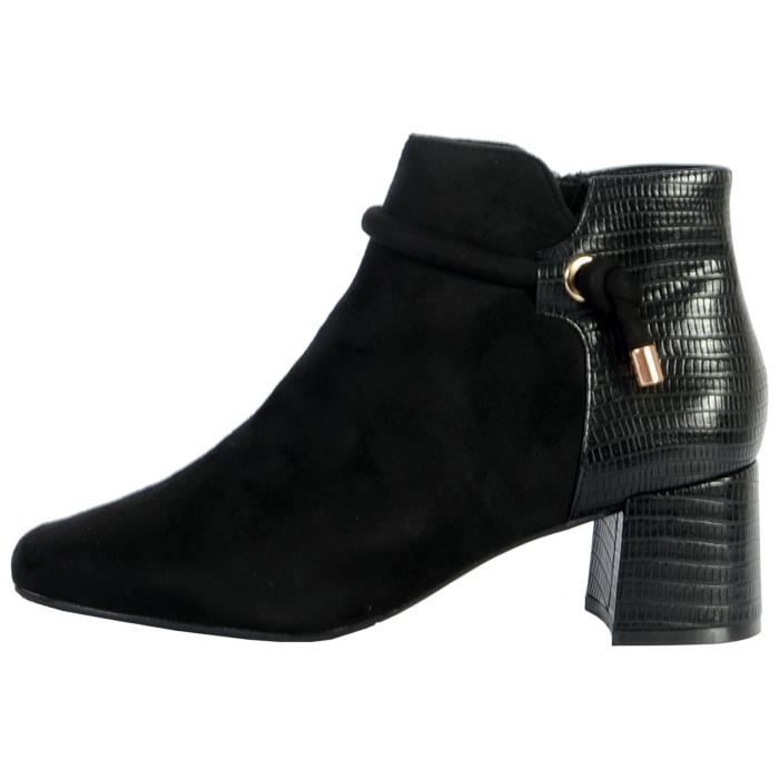 Boots The Divine Factory QL4052 Noir Femme