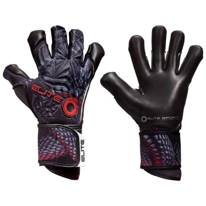 Gants de gardien Elite Sport Vipera - noir/gris/rouge