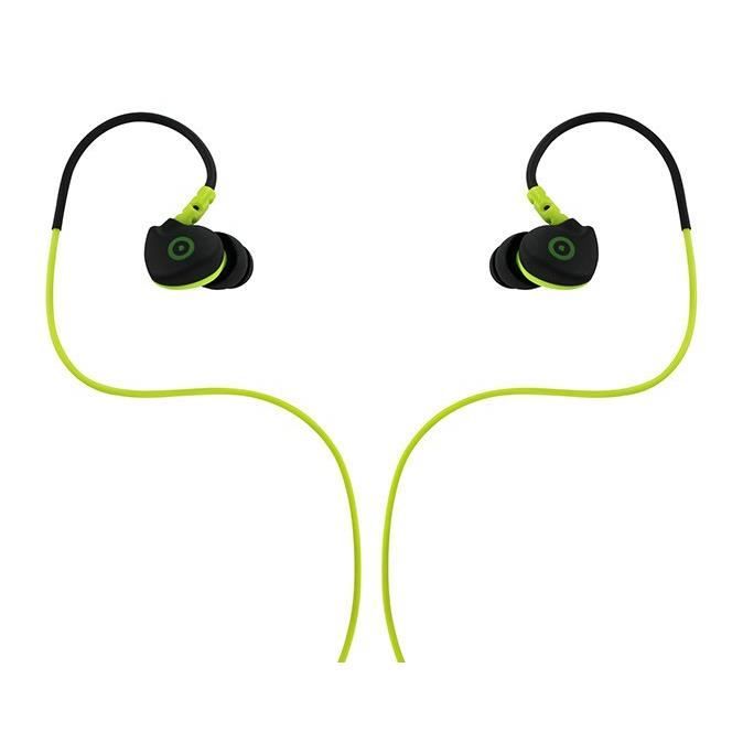 Kit Pieton stereo universel Muvit sport vert