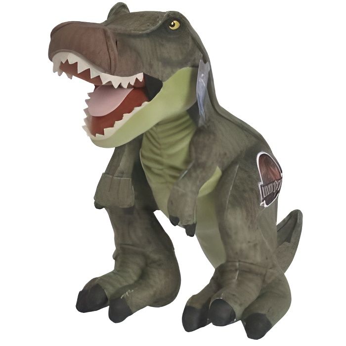 Peluche Dinosaure T-Rex Vert 40 cm - Dino Tyrannosaure - Doudou Enfant - Jurassic Park