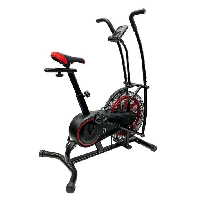 Vélo d'entraînement Peak Power Air Bike, avec entraînement des bras, entraînement efficace avec résistance de l'air