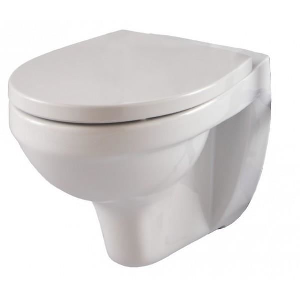 Cuvette suspendue NF blanche en céramique