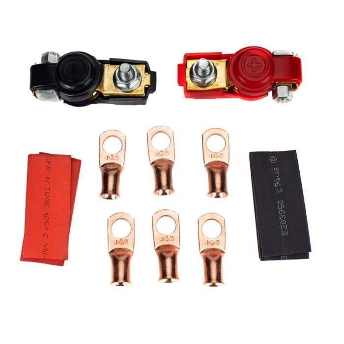 1 ensemble pince de batterie connecteur négatif positif de borne de pour voiture de véhicule automatique PACK CAR AUDIO