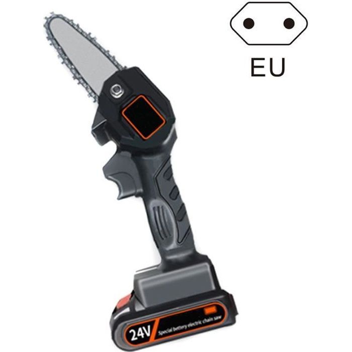4 pouces Mini tronçonneuse électrique 550 W Vitesse à 5m/s Scie à chaîne électrique rechargeable