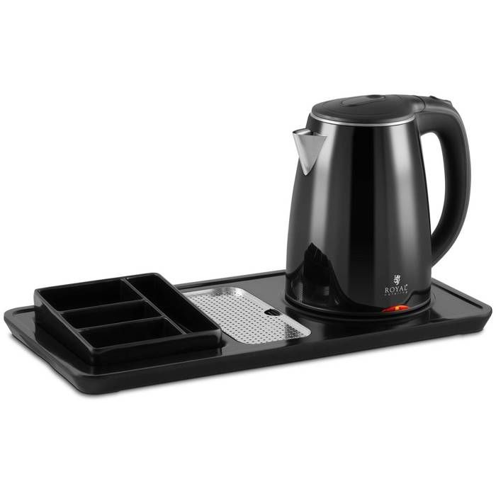 Plateau de courtoisie hôtel - Avec compartiments pour café et thé