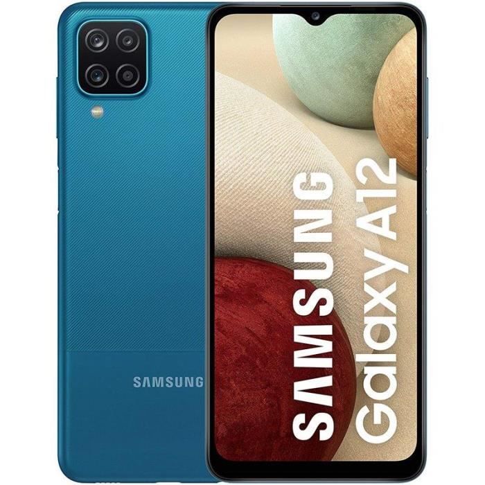 Samsung A12 32Go bleu reconditionné - Etat correct
